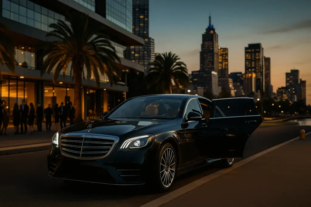 Luxury private chauffeur Melbourne summer transport — Diplomat Chauffeur Cars