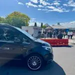 Chauffeur van in Melbourne providing transport for a special event