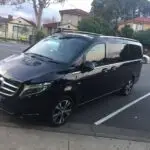 Luxury Mercedes-Benz chauffeur service in Melbourne for autumn and winter events