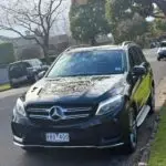 Luxury Mercedes-Benz GLE chauffeur service in Melbourne for autumn and winter events