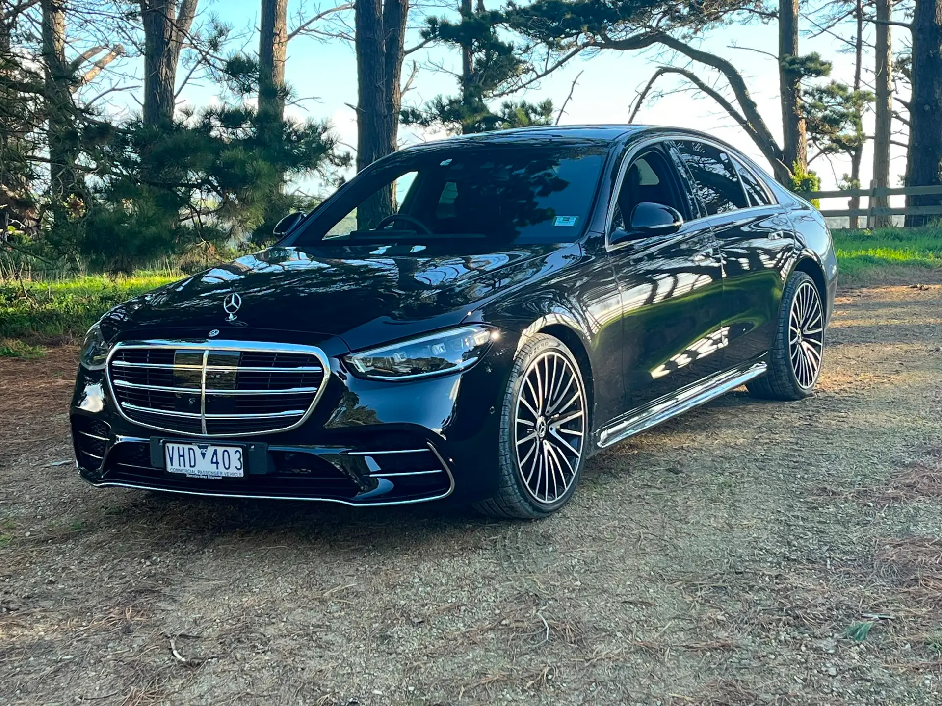 Luxury Mercedes-Benz S-Class chauffeur service in Melbourne, Australia
