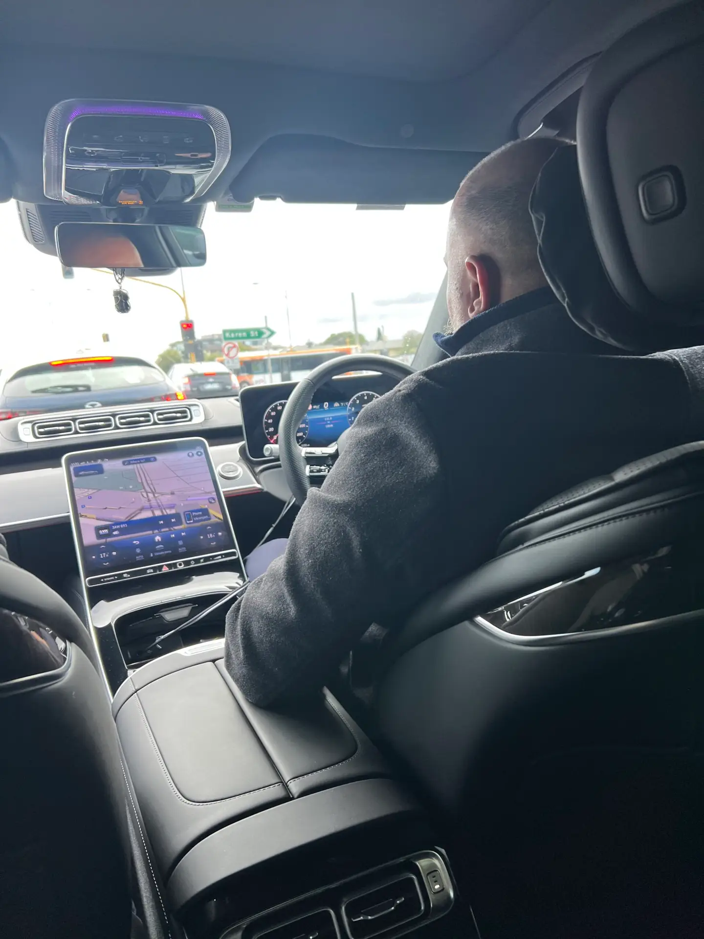 Diplomat Chauffeur Cars professional chauffeur driving a Mercedes-Benz S-Class in Melbourne